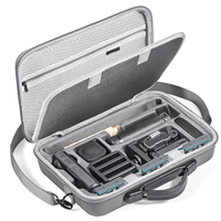 STARTRC Carrying Case for Insta360 X4 Camera Accessories Portable PU Storage Protective Bag Travel Case Handbag Shoulder Bag