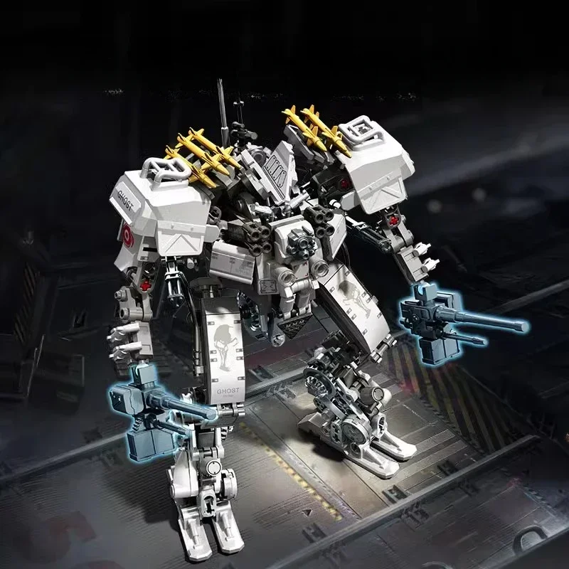 SEMBO Wandering Earth Action Figure Mecha Building Blocks Robot Anime Figure Model Children Toys Cool Assembly Birthday Gift PVC