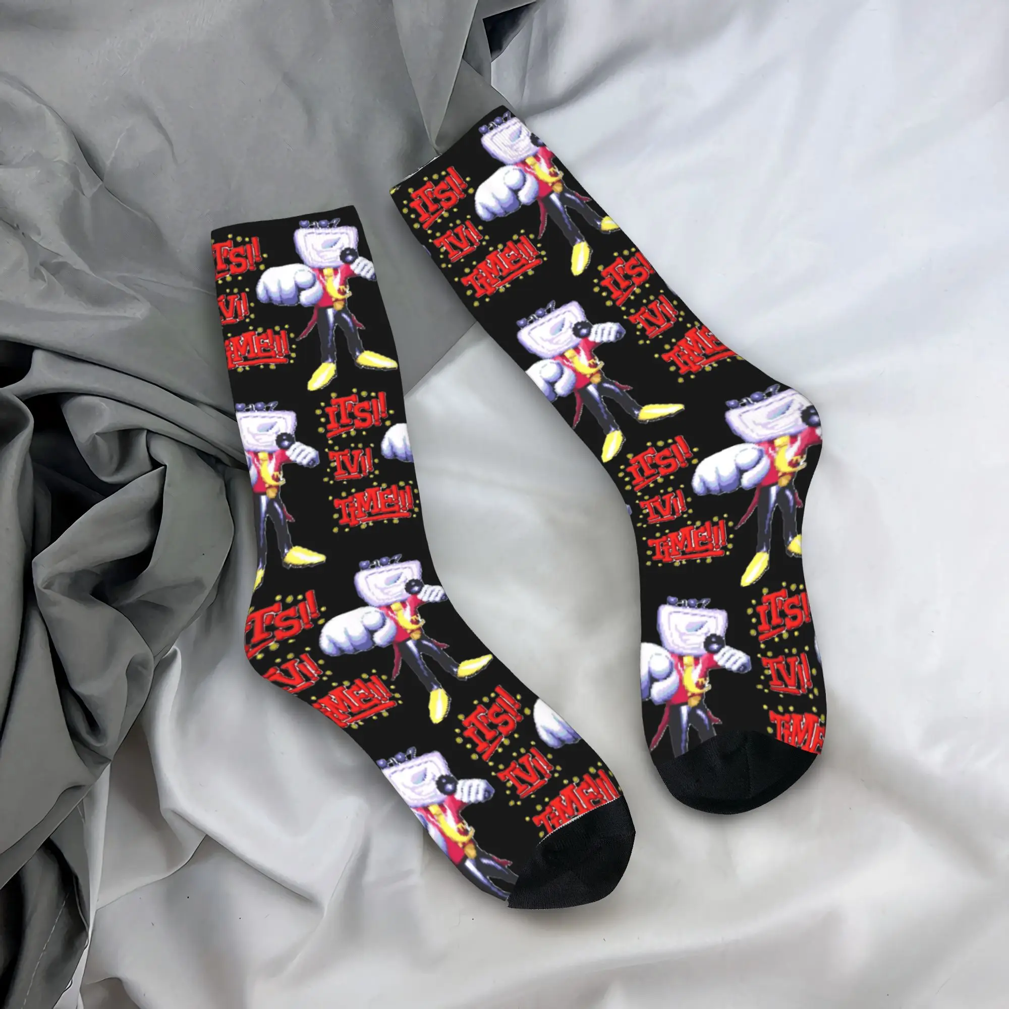Deltarune Stockings Game  Design Funny Socks Autumn Anti Sweat Socks Women Men Outdoor Comfortable Socks