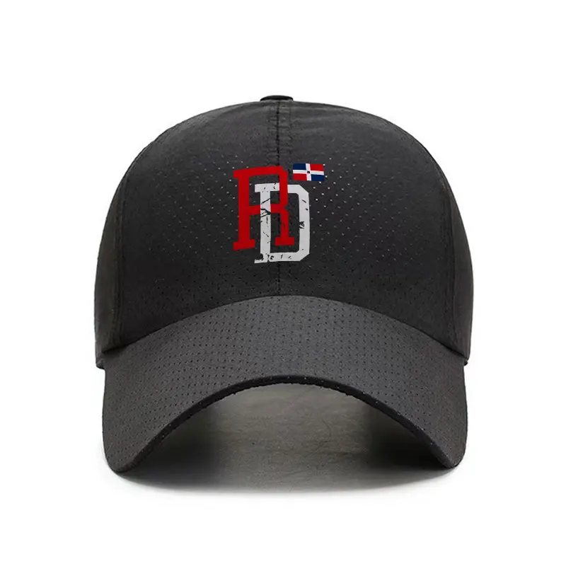 Iceland Flag Letter R Quick Dry Baseball Cap Outdoor Sports Sun Hat Retro Casual Travel Hat
