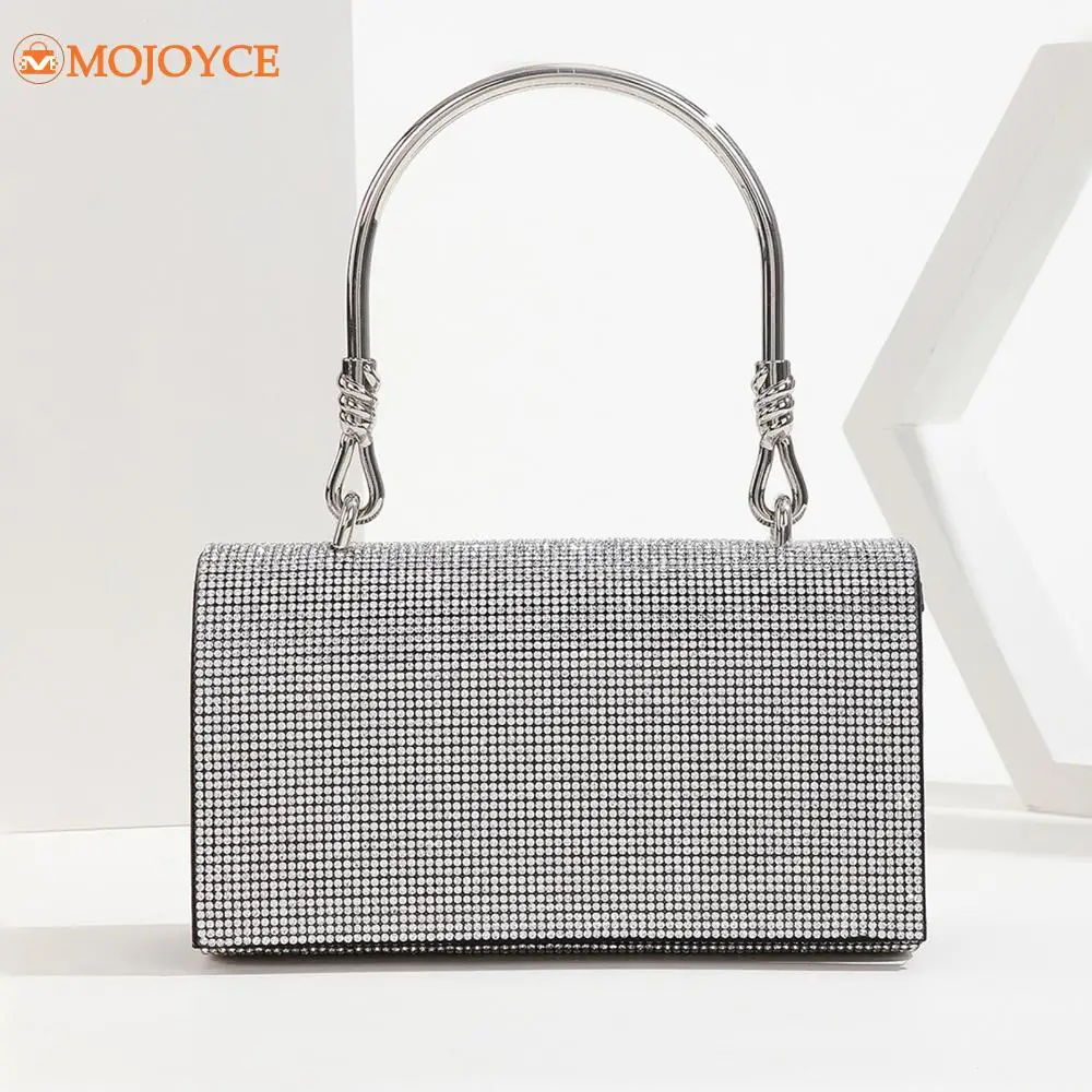 

Women Rhinestone Clutch Purse Luxury Diamond Evening Bag Elegant Tote Handbag Large Capacity Bling Purses Party Top-Handle Bags