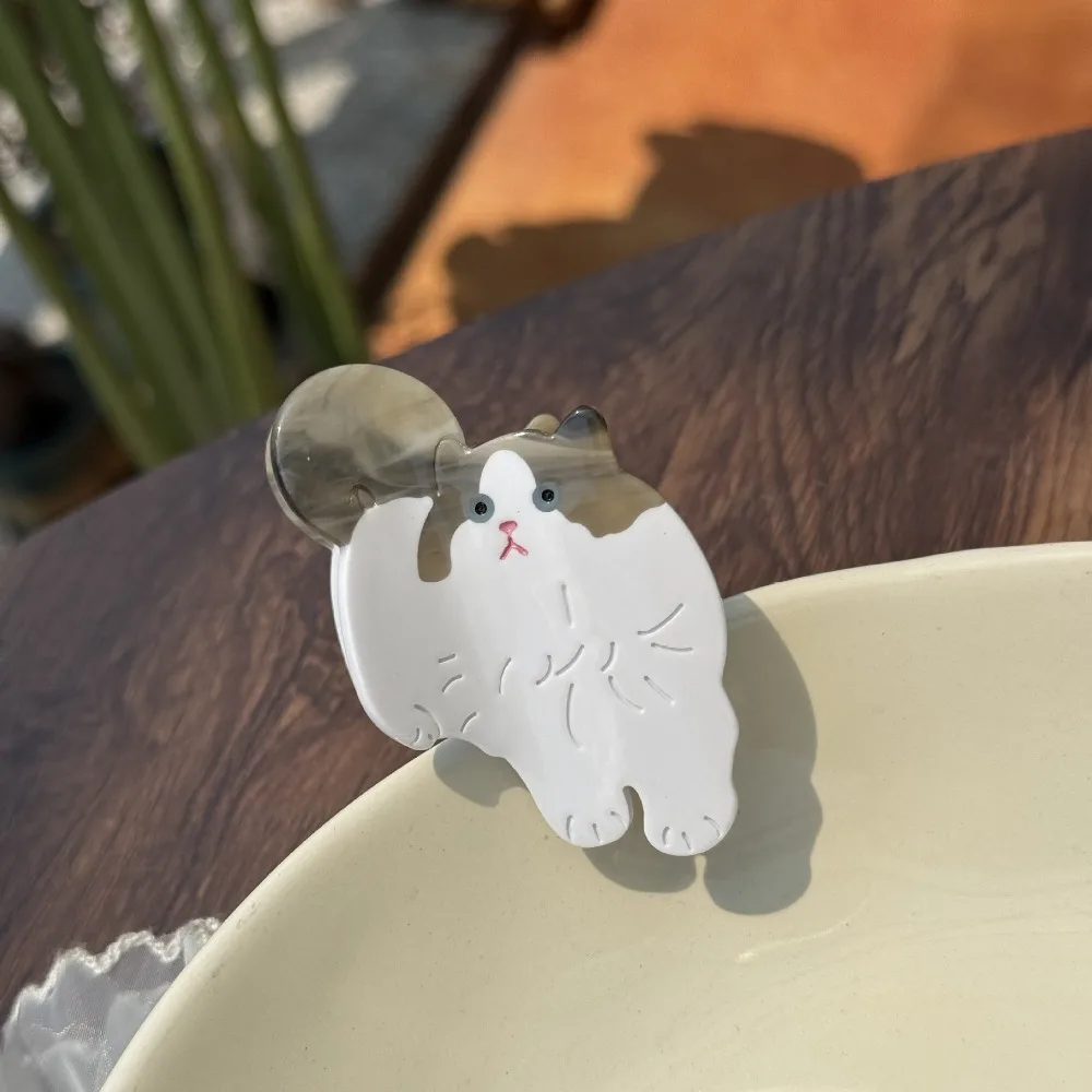 

Fashion Acetic Acid Acetate Cat Hair Claw Cartoon Hairpin Animal Hair Clip Korean Style Headdress Shark Clip Female