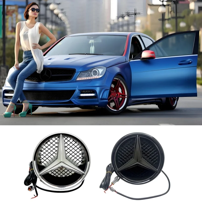 

Car Front Logo Light Emblem Grille Light Led Badge for Mercedes Benz W166 W176 W204 W207 W212 W218 W245 W251 W463 Accessories