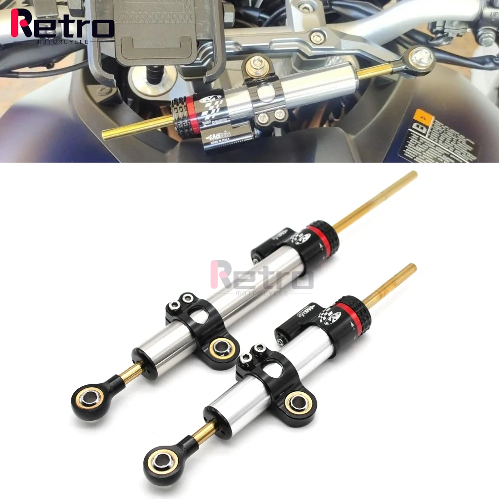 CNC Motorcycle Adjustable Stabilizer Steering Damper for DUCATI HYPERMOTARD 796 820 821 939/SP 950/SP 1100 Hyperstrada