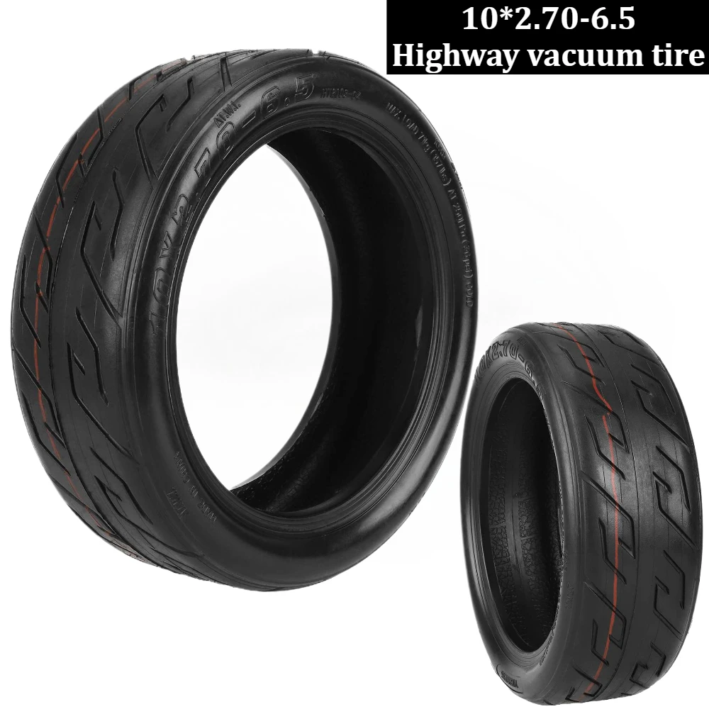 10x2.70-6.5 Tubeless Vacuum Tire Suitable for Minimotors Speedway 4/Speedway 5 Electric Scooter Road Tires