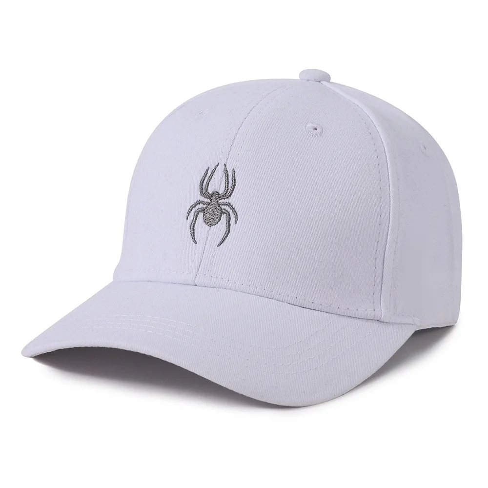 Women Men Summer Sunscreen Baseball Caps with Small Face, Leisure Duck Tongue Sports Golf Hat Spider Embroidered Sunshade Hat