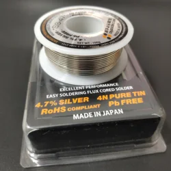 Hi-End 5meter Oyaide 4.7%Ag Silver Solder  SS-47 1.0MM Japan Orginal Solder Wire Soldering Welding Wire For DIY HiFi