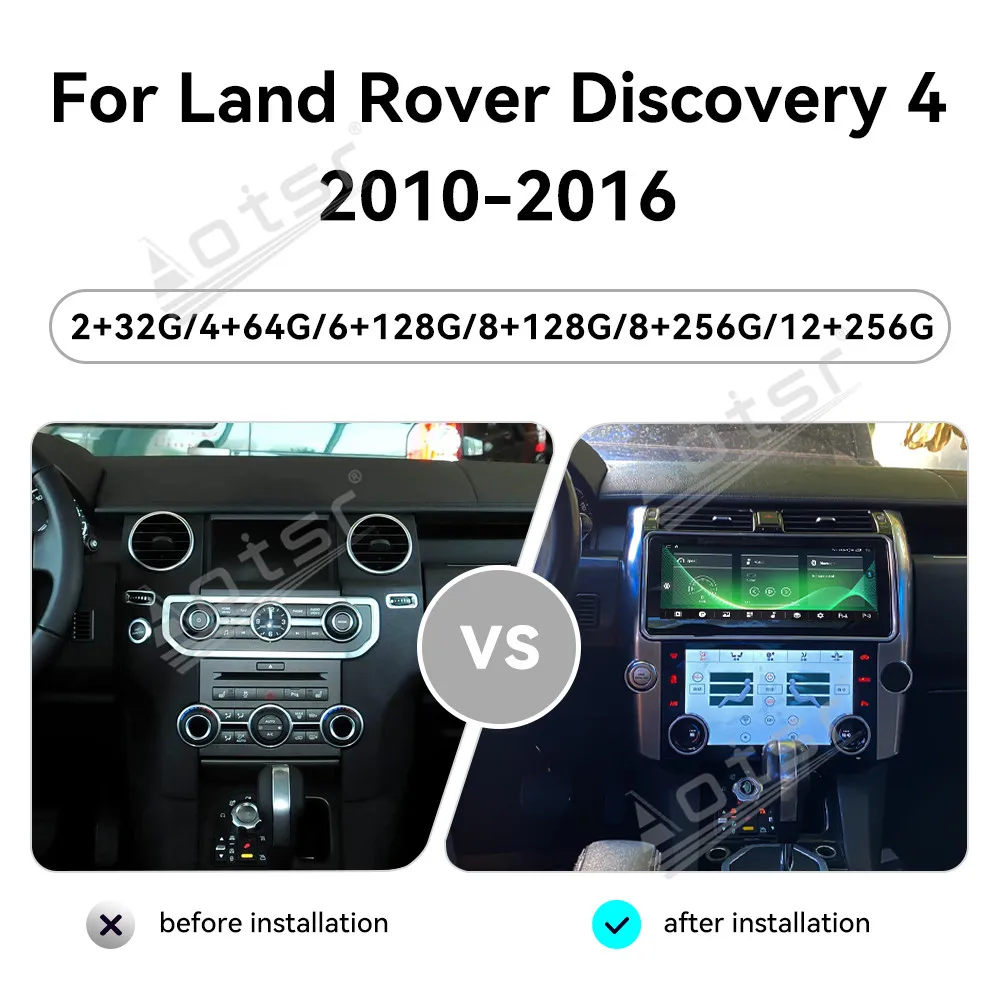 

Автомагнитола для Land Rover Discovery на Android 15 с 12,3-дюймовым HD-экраном, мультимедийный видеоплеер, GPS-навигация, поддержка CarPlay