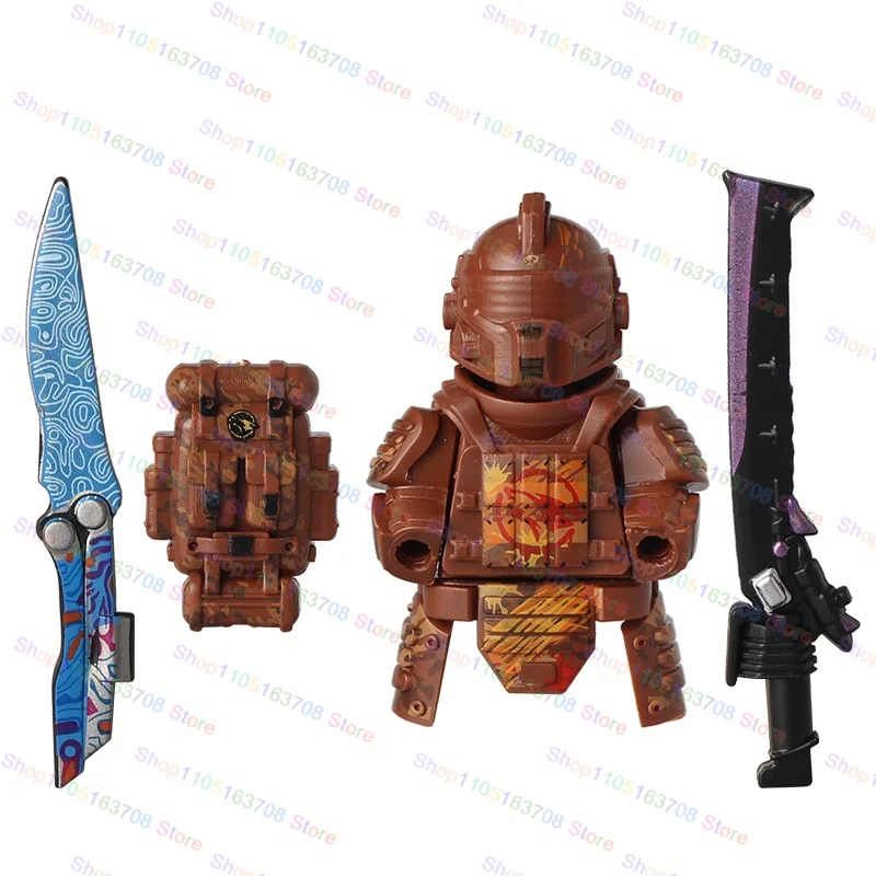 Juego caliente escudo de bloques de construcción Black Hawk montaje de bloques de construcción figura de acción de dibujos animados juguete de modelos coleccionables regalo