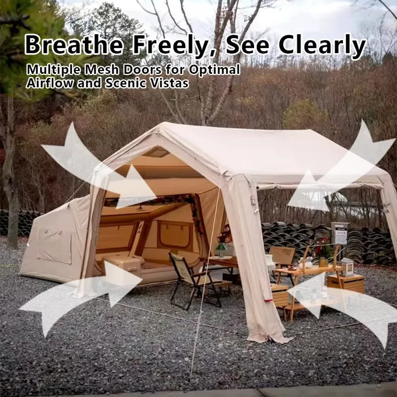#￥Pvc Tube Tent Brands Custom Factory Wholesale Heavy Duty Awning Anti-Uv Nadmuchiwany Cozy Inflatable Tent for Backpacking
