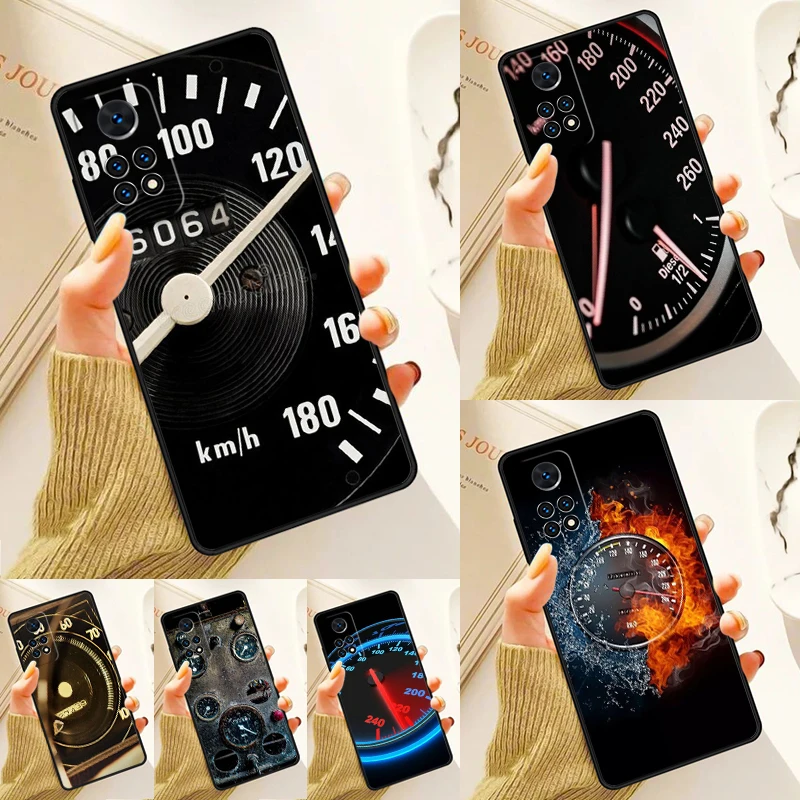 

Крутой чехол со спидометром в стиле ретро для Samsung Galaxy S24 Plus S23 S20 S21FE Lite S22 Ultra Note 20 S8 S9 S10, чехол для телефона