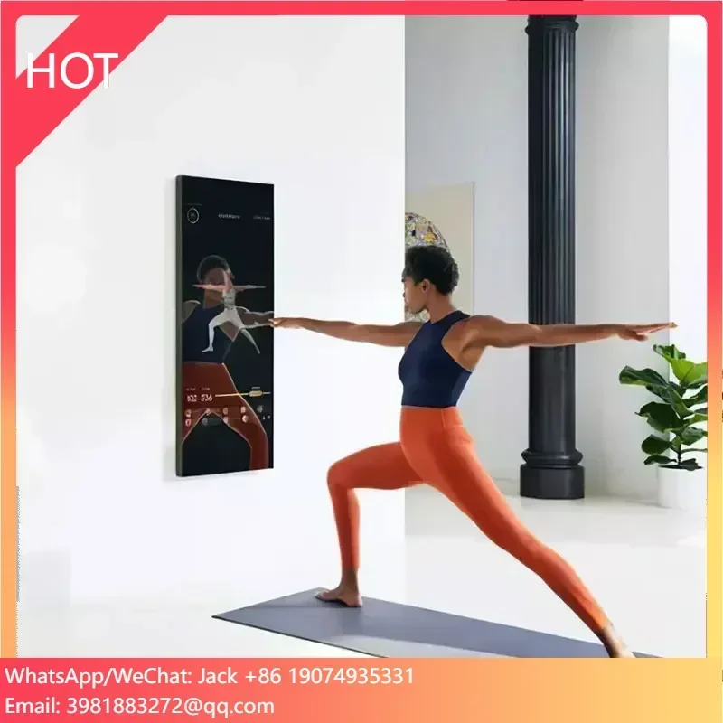 43 inch Interactive Fitness Mirror Smart Led Side Mirror Fit Fitness Smart Mirror