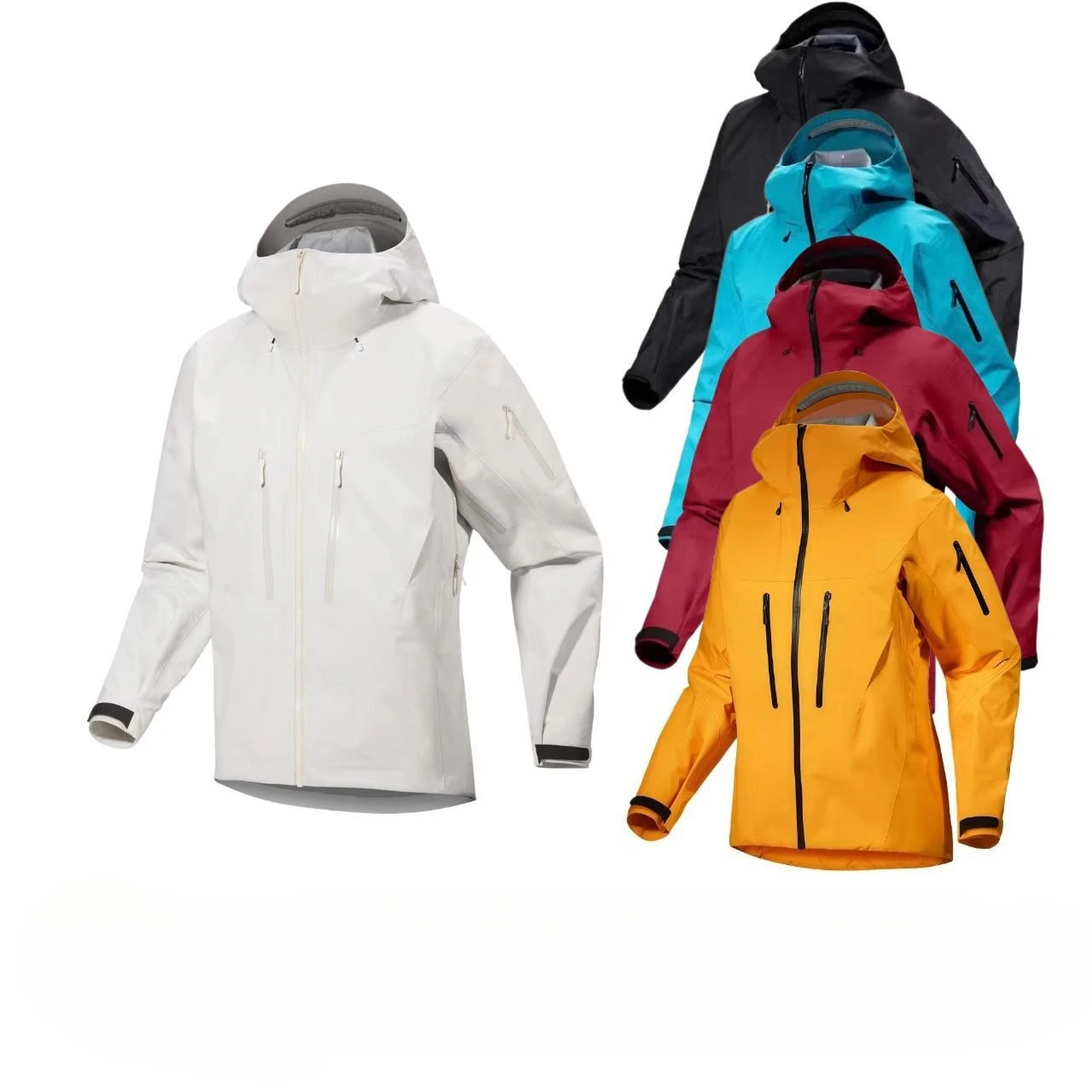 

Новинка 2026, женская и мужская трехслойная уличная водонепроницаемая куртка высшего качества, повседневная легкая альпинистская куртка