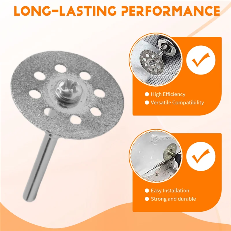 

A45M-31Pcs Cutting Discs For Dremel Rotary Tool Diamond Cutting Wheel And HSS Circular Saw Blades And Resin Cutting Wheels