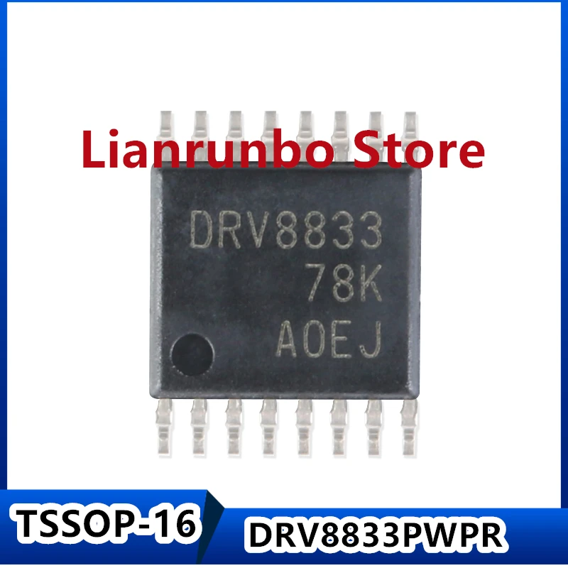 

New original DRV8833PWPR TSSOP-16 2A stepper motor driver IC chip