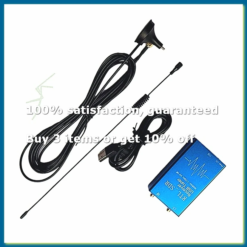 ●Xr-105 Rtl-Sdr Usb Wireless Receiver 100Khz-1.7Ghz Full Band Uv Usb Tuner Receiver R820T+8232 Amateur Radio