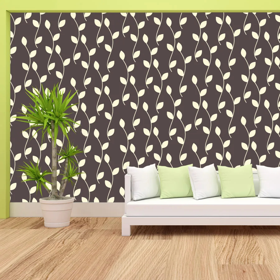 

Современные простые в применении фотообои для гостиной, черные цветочные обои, домашний декор, настенная роспись для ремонта стен