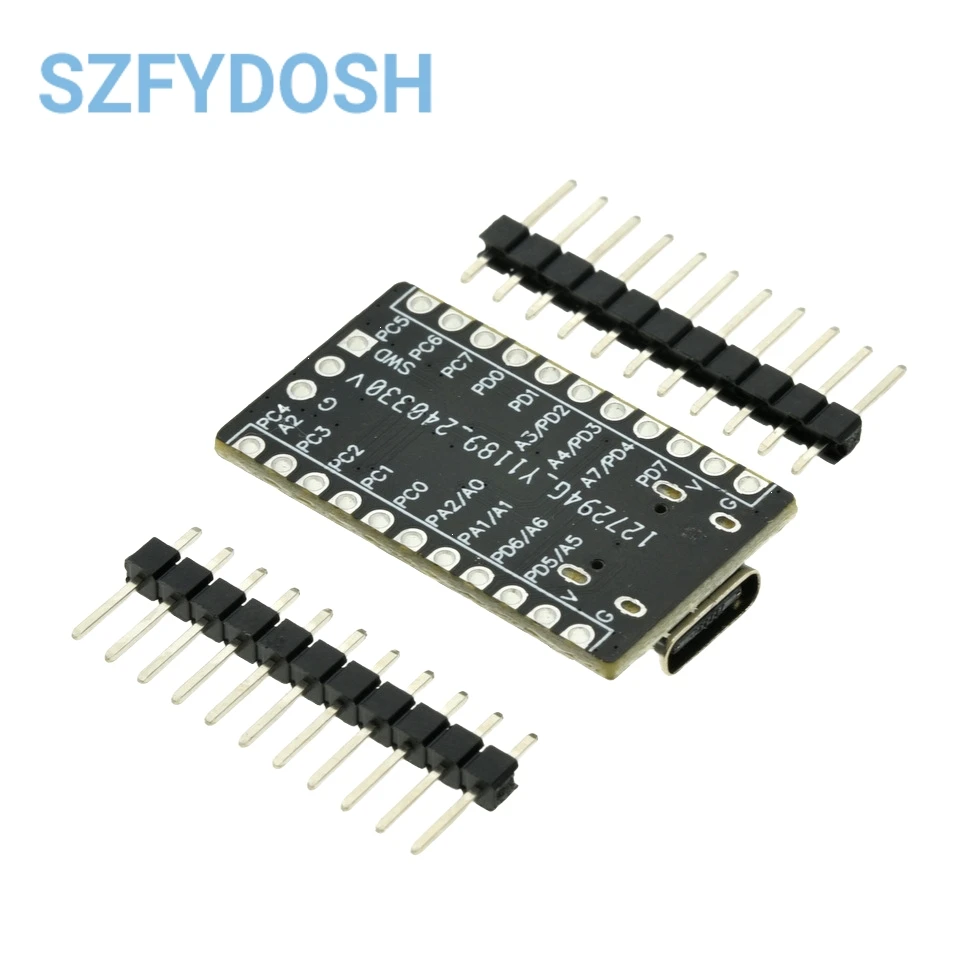Scheda di sviluppo CH32V003F4P6 – Modulo Flash Core RISC-V da 6 KB, TSSOP20, con tipo C, per WCH-Link, Arduino, progetti fai da te