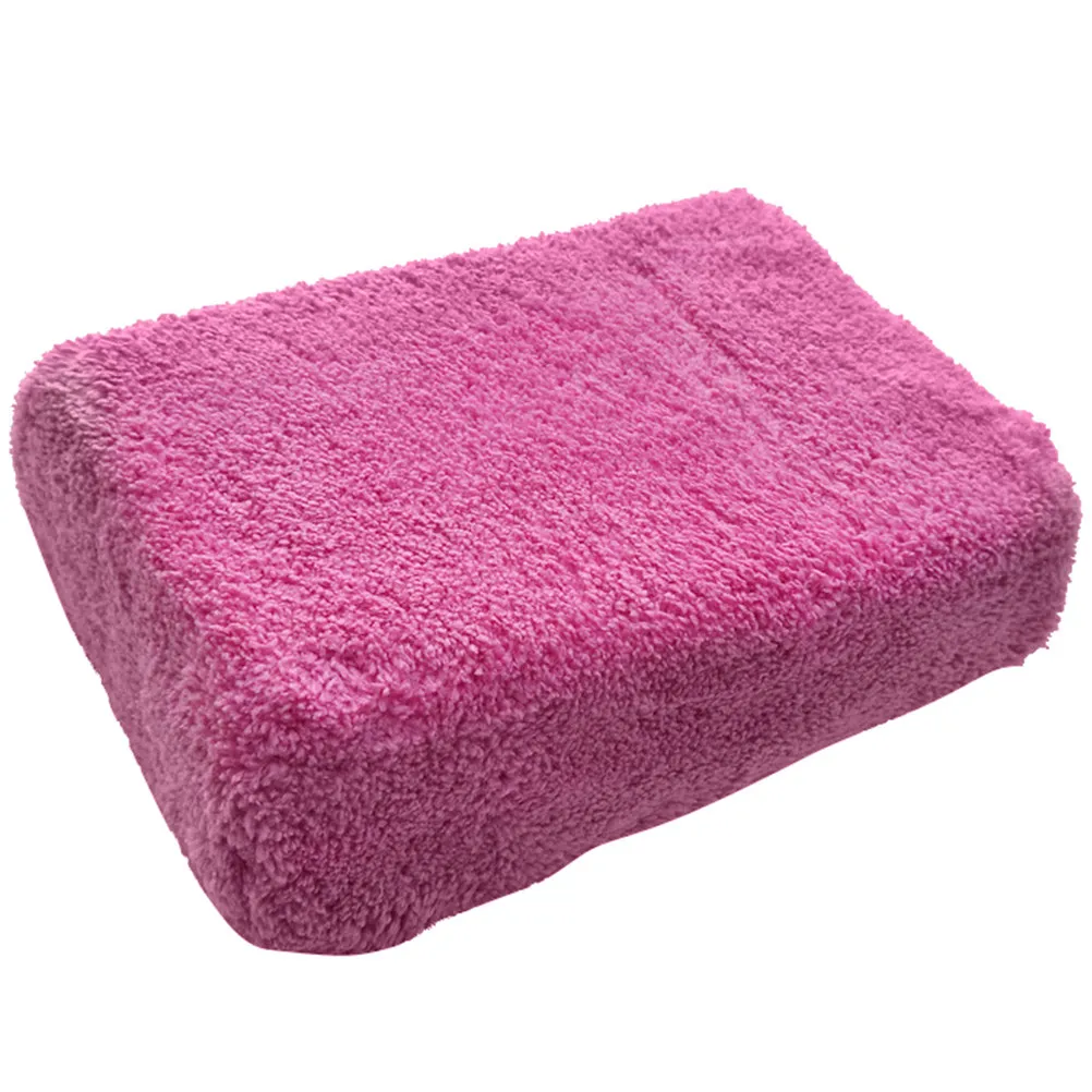 Car Cleaning Sponge Block Heavy Duty Wash Mitt for Auto Detailing Home Use Strong Detergency Comfortable Handle Multi Surface