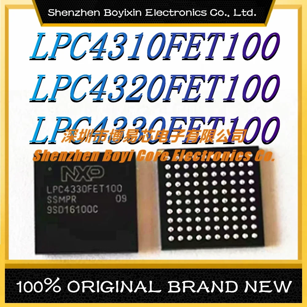 

LPC4310FET100 LPC4320FET100 LPC4330FET100 Package: BGA-100 New Original Genuine