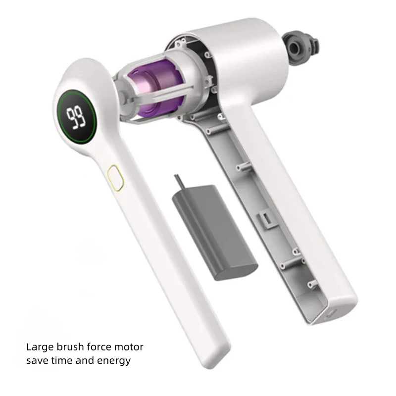 فرشاة تنظيف كهربائية جديدة متعددة الوظائف مجموعة فرشاة تنظيف المطبخ الحمام غسيل السيارات قابل للسحب لا الانحناء لا أطراف ميتة