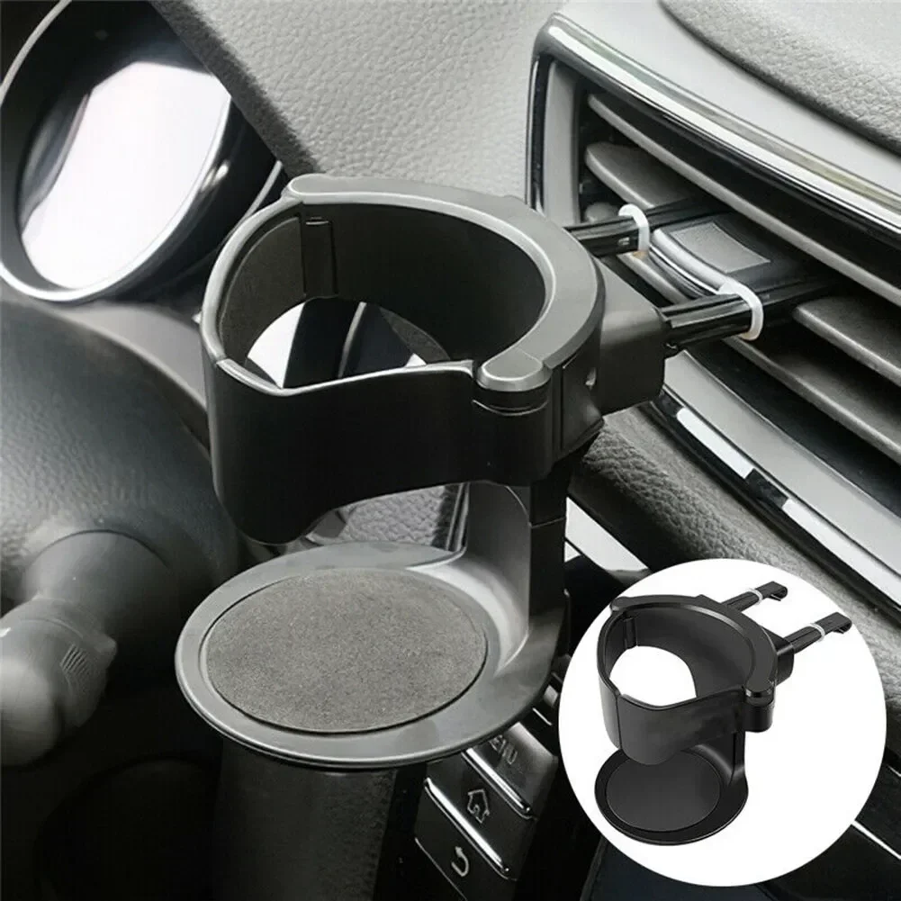 Car Cup Holder Car Air Conditioning Vent Ashtray Fixed Bracket Car Drink Clip-On Mount Holder Cup With EVA Anti-skid Pads