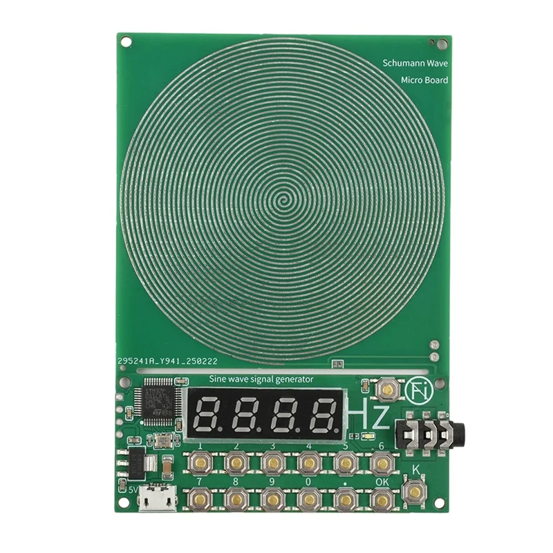 ABZV-7.83Hz Schumann Generator 0.1Hz-100Khz Adjustable Frequency Signal Generator Sine Wave Signal Generator