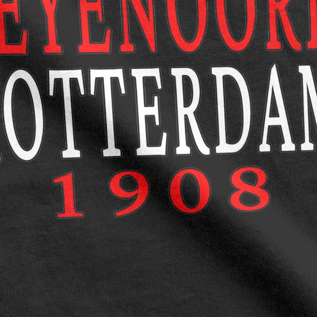 Men Women\'s Feye-noords Rotterdam 1908 T Shirt Pure Cotton Clothes Vintage Short Sleeve O Neck Tee Shirt Birthday Gift T-Shirt