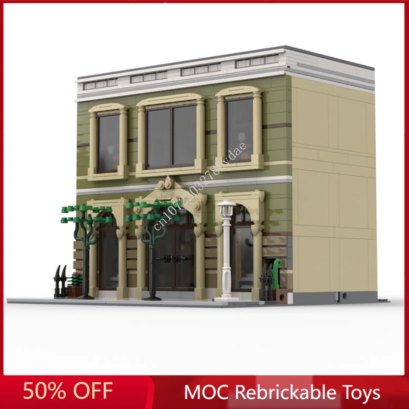 

Customized MOC Museum of Egyptian Artifacts Tower Base Street View Model Building Blocks Bricks DIY Assembly Toys Christmas Gift