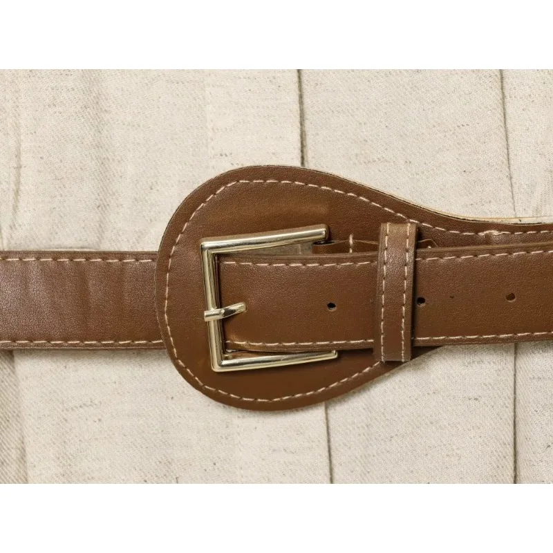   Abito in lino Vestito estivo da donna Abiti estivi 2025 Vecchio denaro Vintage Elegante festa di lusso Vacanza Donna Prom Senza maniche Nuovo