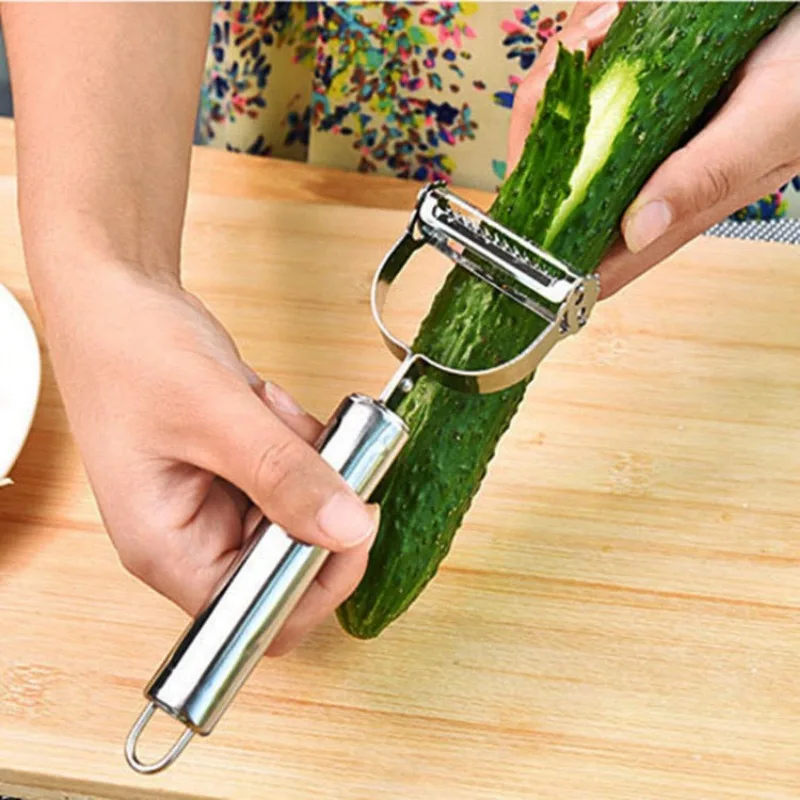 1PC Stainless Steel Peeler And Grater Household Potato Scraper Multifunctional Fruit And Vegetable Peeler And Grater Kitchen