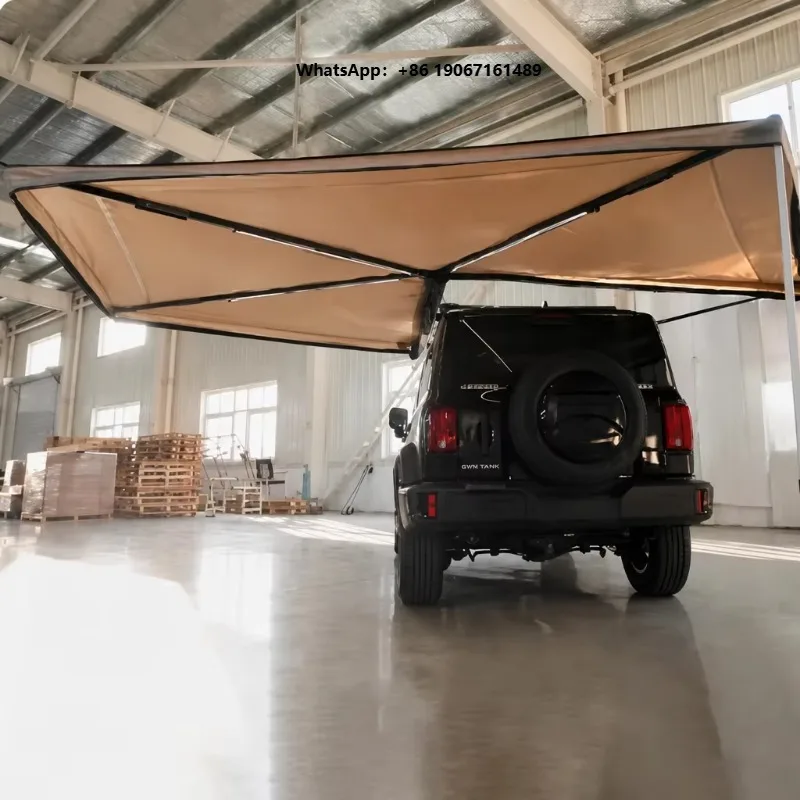 Car Canopy Tent Triple Layer Four-Season Automatic Opening Easy Setup Waterproof Sun Protection Large Space Universal Fit