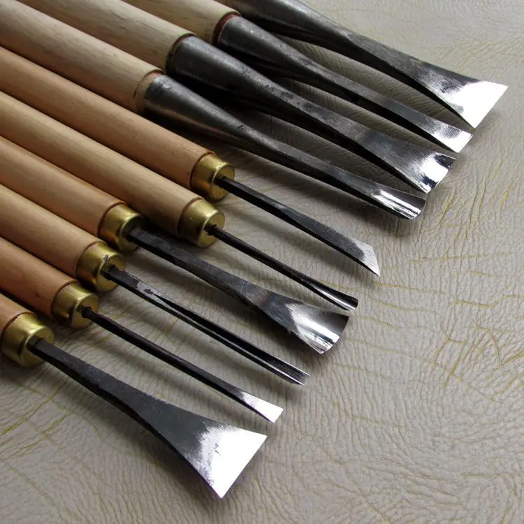 

Yichuang Carving Knife Root Wood Hand Knife Student Woodworking Billet Repair Set Full Set