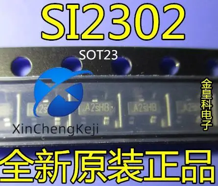 

50pcs original new FET SI2302 A2SHB silk screen SOT23 2.5A/20V