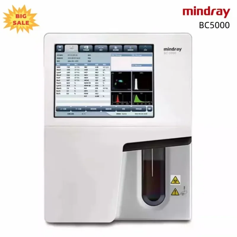 Used Mindray Hematology Analyzer Touch Screen 5 Part BC5000