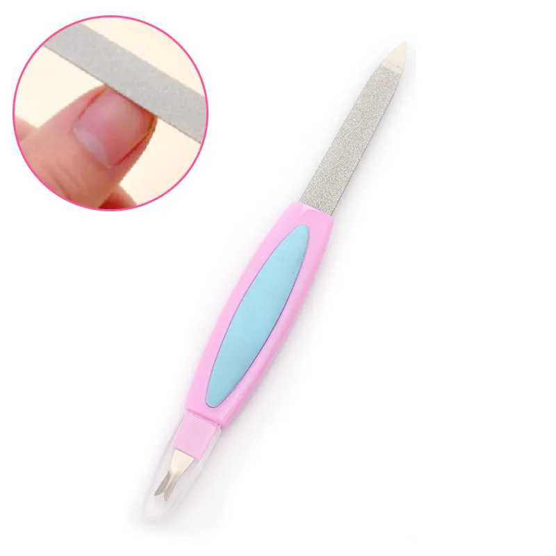 Metal Nail File, Nail Files For Natural Nails Made Of Stainless Steel, Sword Fingernail Files With Sharp Pointed Tip.