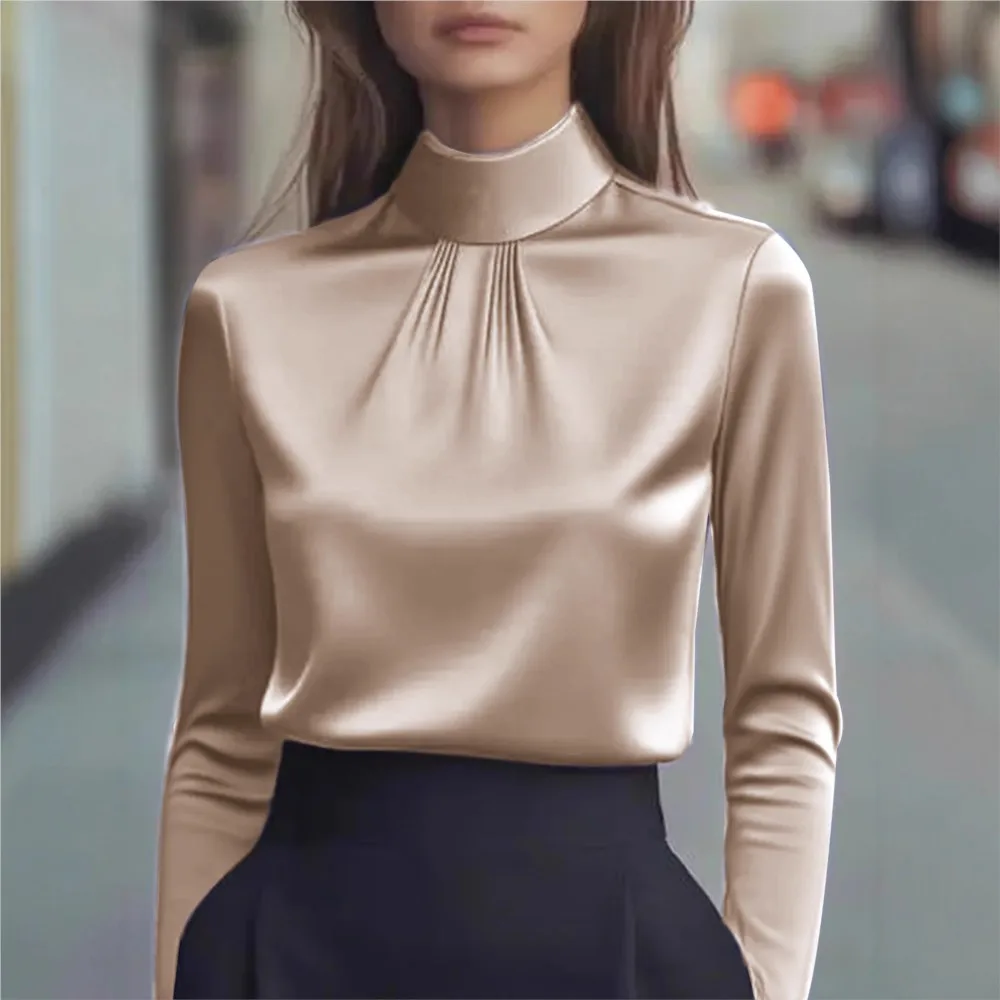 

Autumn Fashion And Elegant Long-sleeved Women Shirts