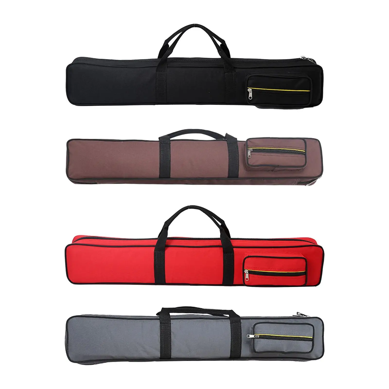 Pool Cue Case Anti Scratch Compact 1/2 Snooker Billiard Cue Case Lightweight Billiards Accessories Easy to Carry Pool Cue Pouch