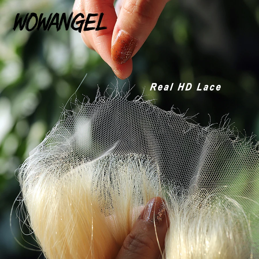 13x6 HD Lace Frontal Body Wave 613 Blonde Hair Ultra Thin Lace Frontal Closure Only Ear to Ear HD Transparent Lace Deep Part