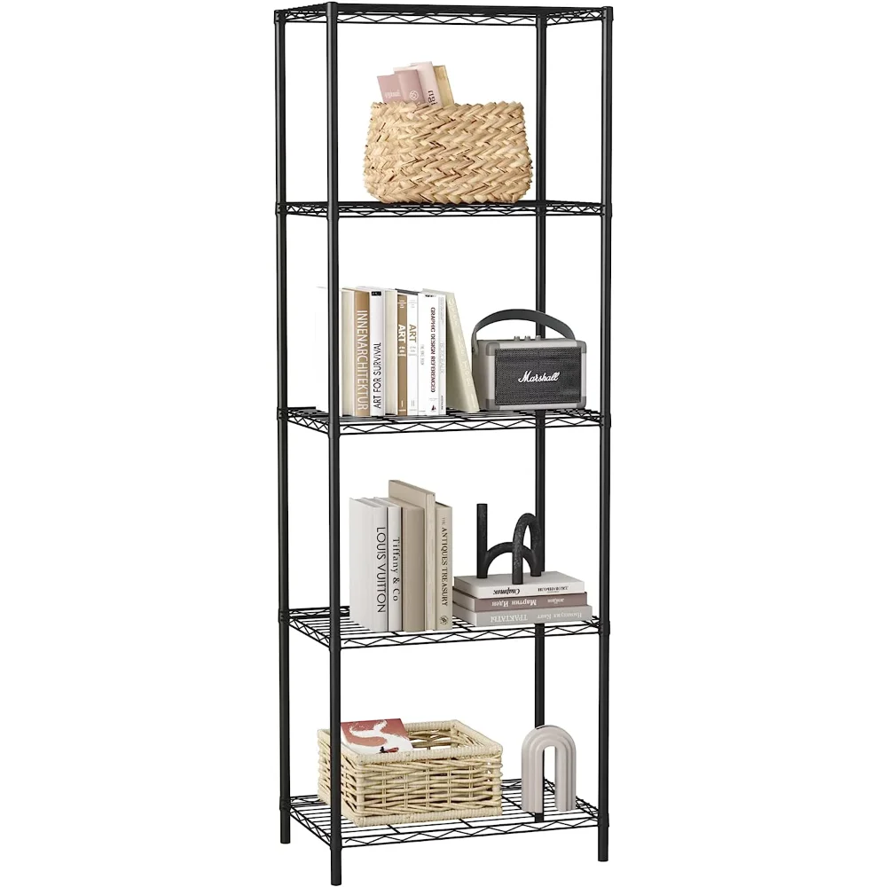 Useful Things for Home Gadgets 5 Tier Wire Shelf Unit Kitchen Accessory 750 Lb Capacity Organizers Storage and Organization