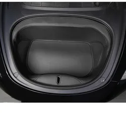 For Tesla Model 3 2021-2023 Front Cargo Liner & Boot Lower Storage Mat Nappa Leather Modification Trunk Frunk Carpet Protector