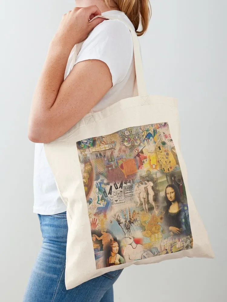 History of art Tote Bag tote bag screen Large bags for women Reusable bags