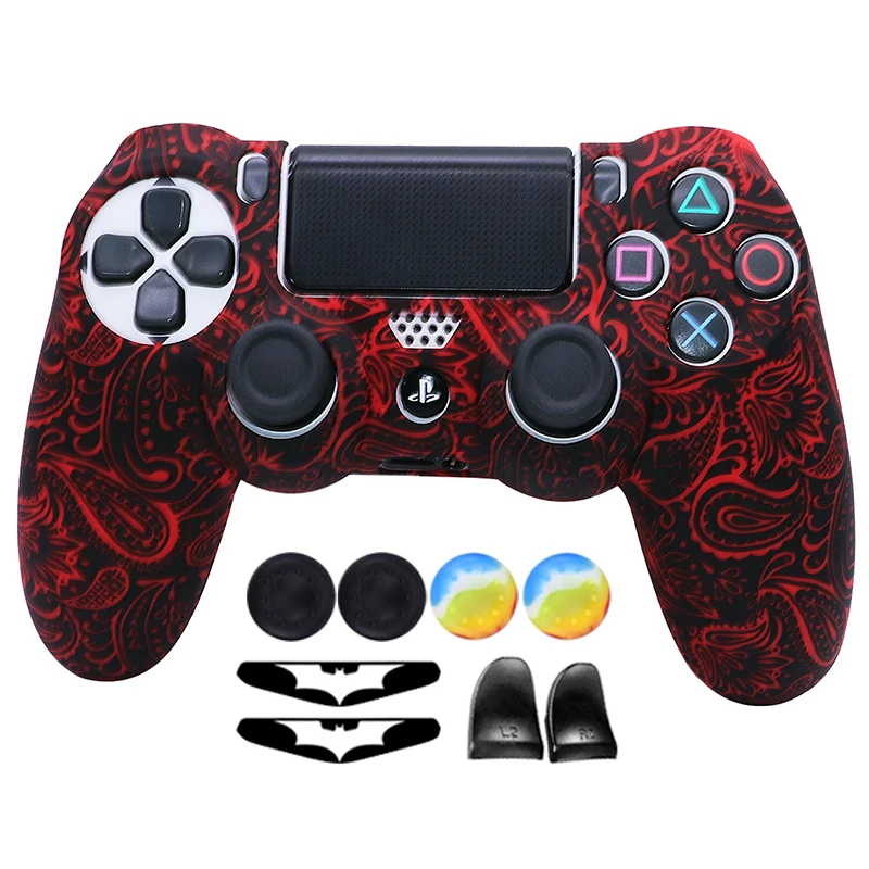 Soft Silicone Case For PS4 Skin Controller Accessories Gamepad Joystick Games Accessorries For PLAYSTATION4 Cover