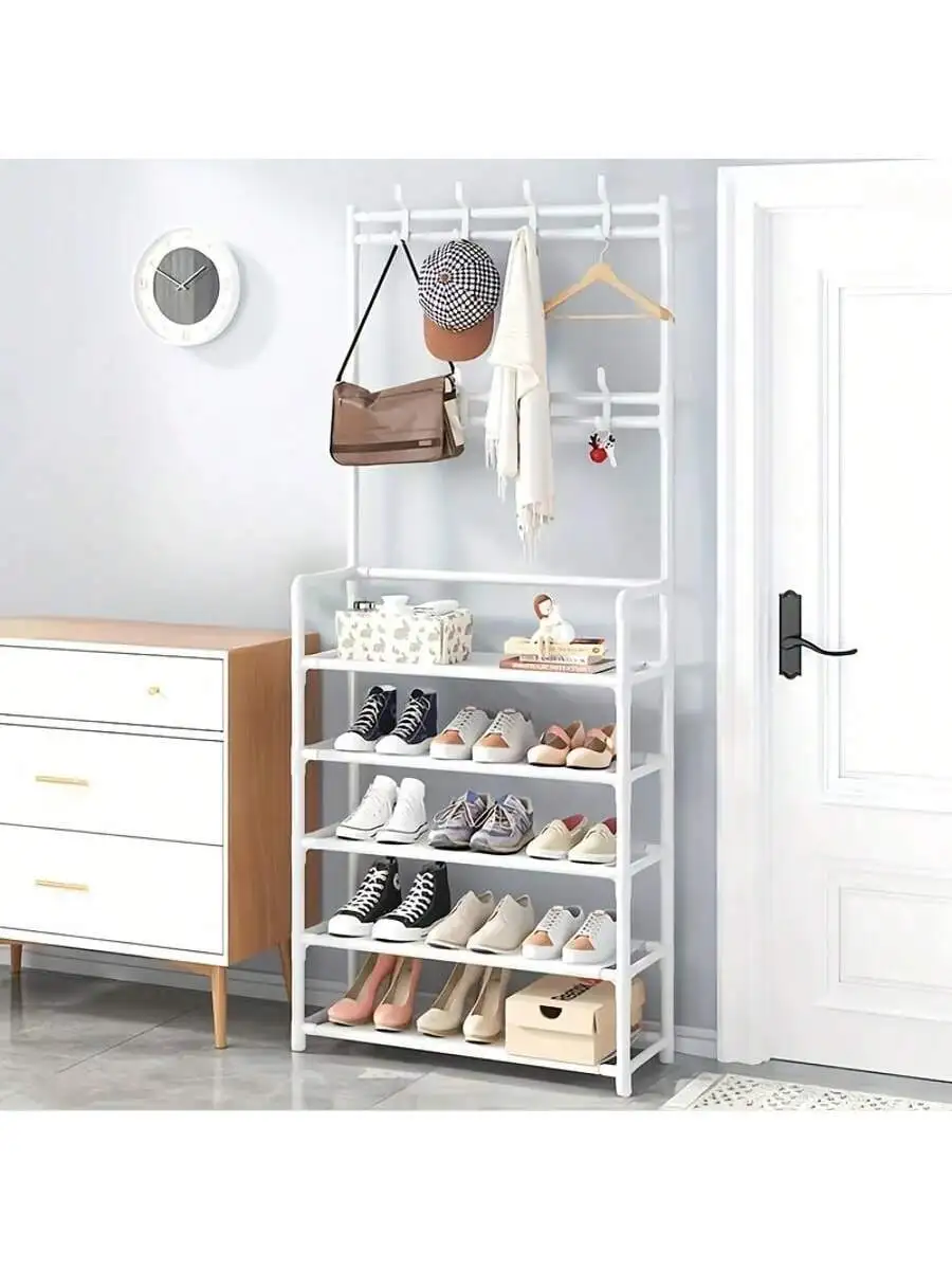 5-Layer 5-Layer Detachable Multifunctional Metal Shoe And Hat Rack, Suitable For Shoe, Hat, Bag, Clothing, Umbrella Storage, Home And - Aliexpress Deal