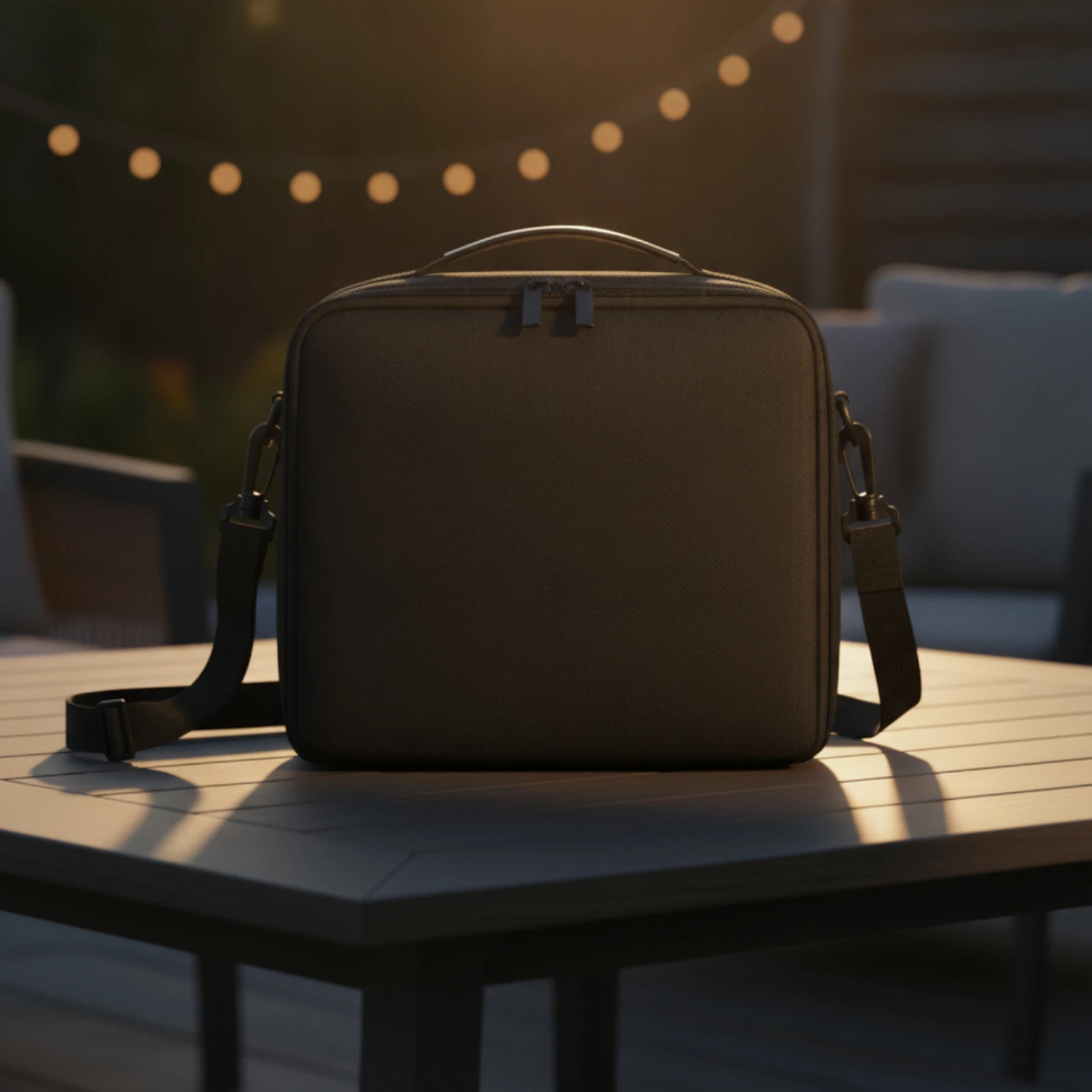 Projection Device Bag with Shoulder Strap Shockproof Projection Device Bag with Storage Pockets Safeguarding Long-Lasting