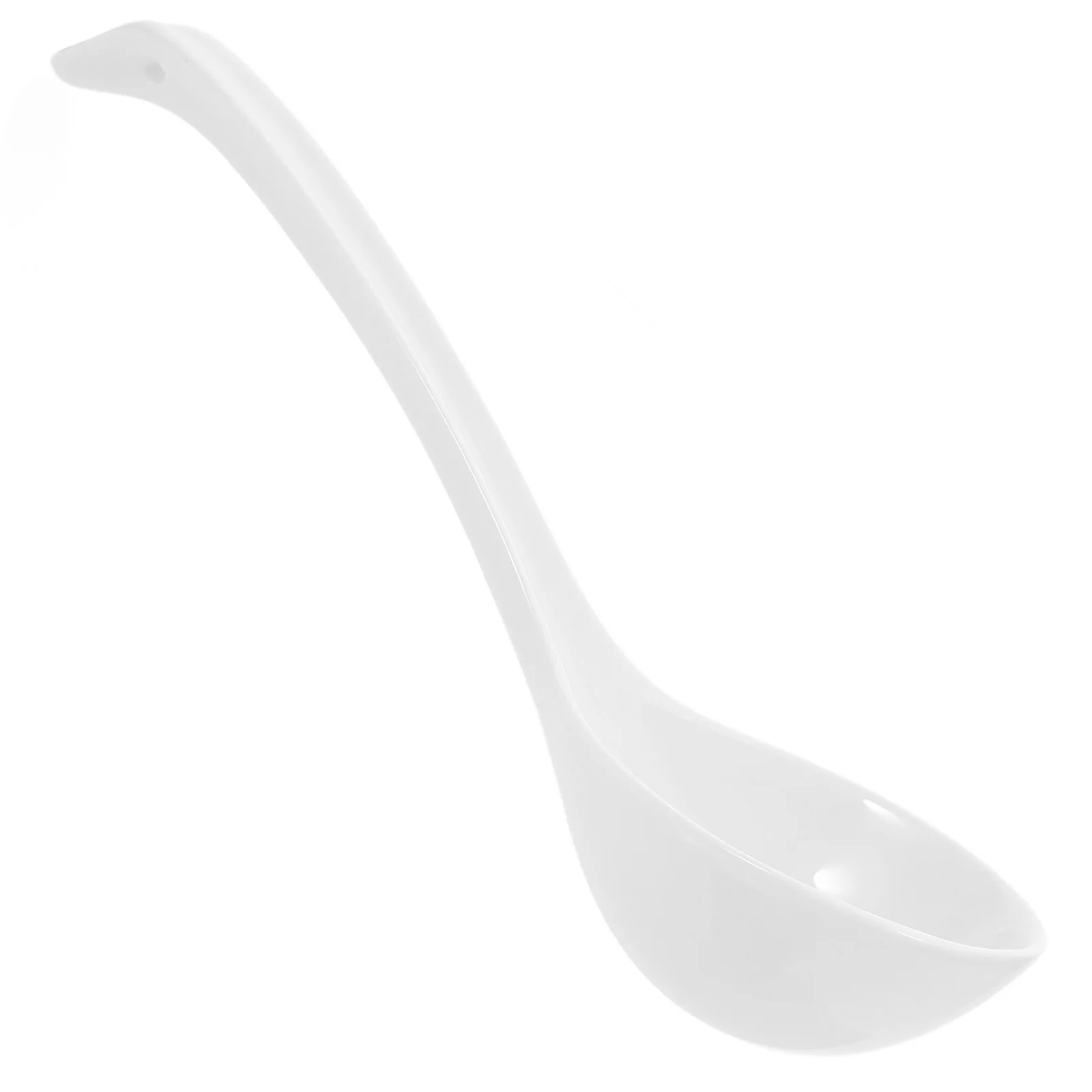

Durable Bone China Ceramic Soup Spoon Steel Wrapped Handle Microwave Dishwasher Safe for Home Gatherings Hotel Banquets Ramen