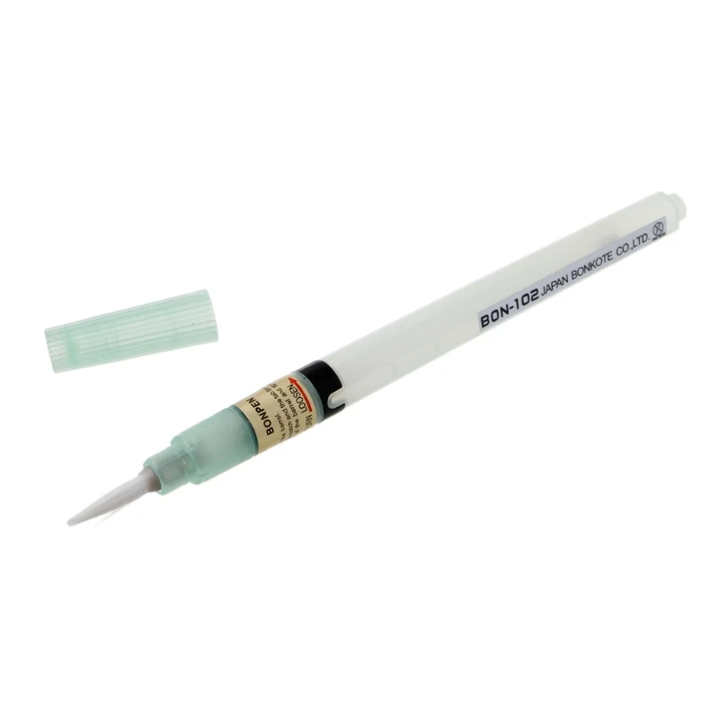 1PC Practical BON-102 Flux Paste Solder Paste Brush Tip Pen Cleaning-free Welding Soldering Pen PCB Soldering Solder Tool Rosin