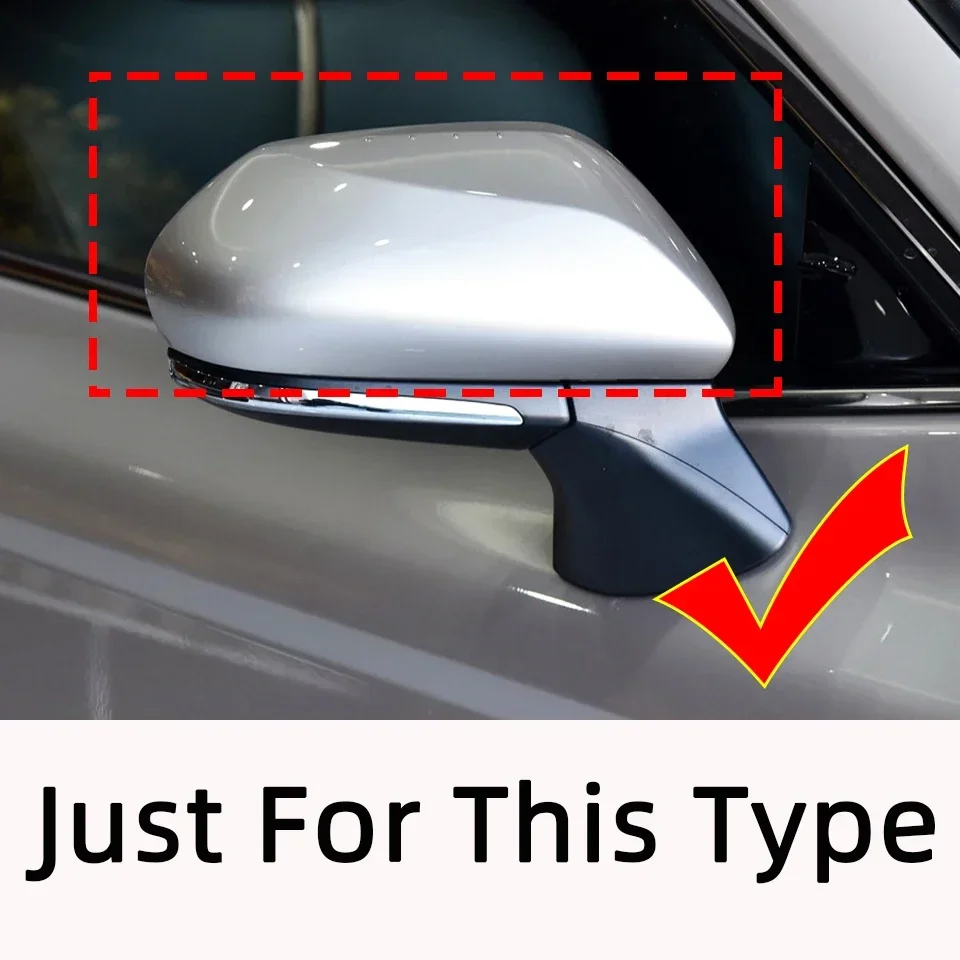 For Toyota Camry Aurion 2018-2024 Rearview Mirror Cap Case Exterior Door Mirror Cover Lid Wing Side Mirror Housing Shell Painted