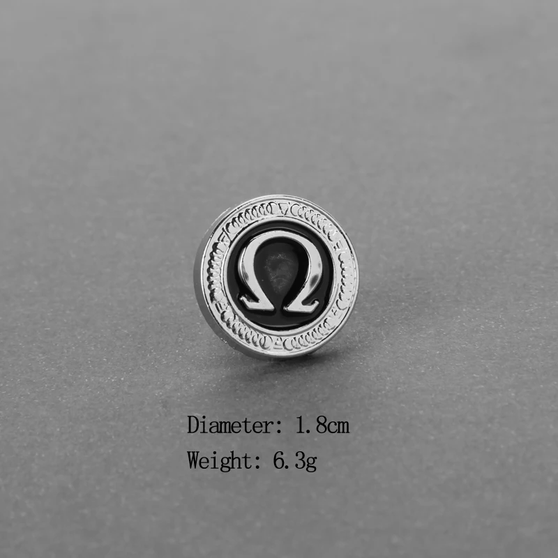 French God of War Logo Charm Brooch Kratos Men Shirt Jewelry Zinc Alloy Silver Color Men Brooches Jewelry Accessories Gift view 4