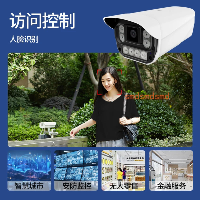 Algorithm monitoring facial recognition smart camera can be customized